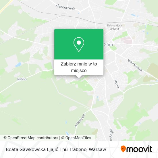 Mapa Beata Gawkowska Ljajić Thu Trabeno