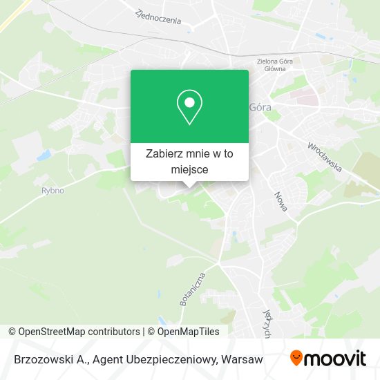 Mapa Brzozowski A., Agent Ubezpieczeniowy