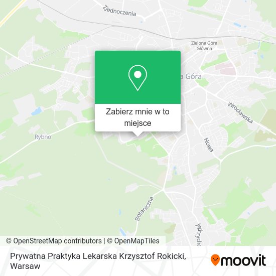 Mapa Prywatna Praktyka Lekarska Krzysztof Rokicki