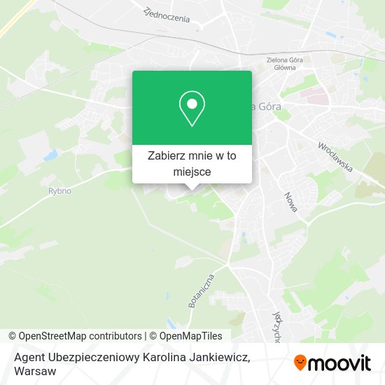 Mapa Agent Ubezpieczeniowy Karolina Jankiewicz