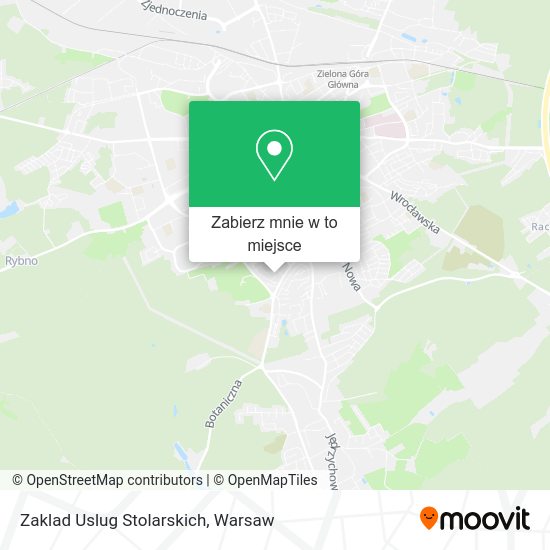 Mapa Zaklad Uslug Stolarskich