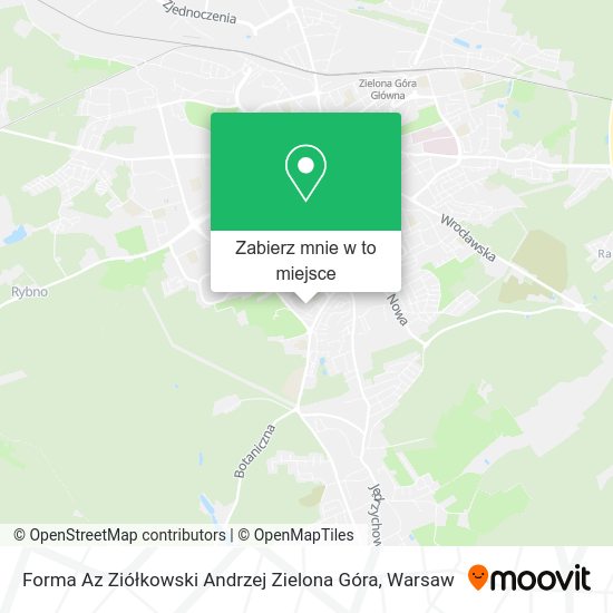 Mapa Forma Az Ziółkowski Andrzej Zielona Góra