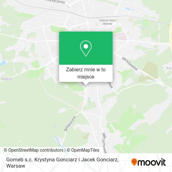 Mapa Gomeb s.c. Krystyna Gonciarz i Jacek Gonciarz