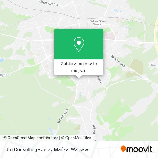 Mapa Jm Consulting - Jerzy Mańka