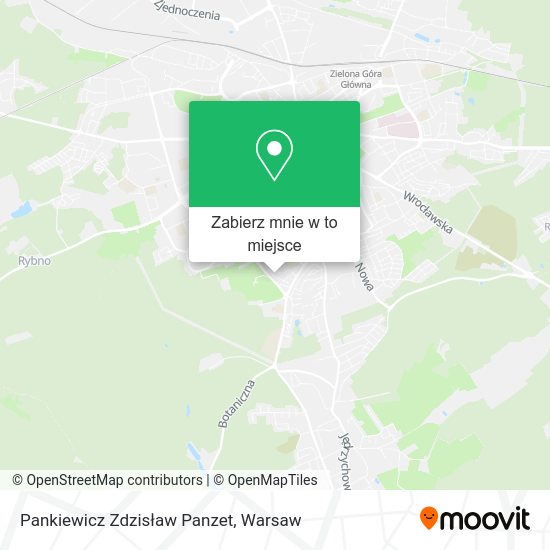 Mapa Pankiewicz Zdzisław Panzet