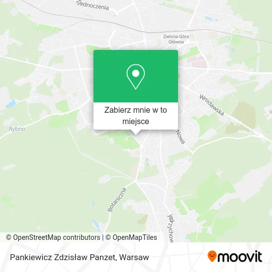 Mapa Pankiewicz Zdzisław Panzet