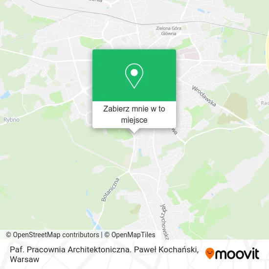 Mapa Paf. Pracownia Architektoniczna. Paweł Kochański