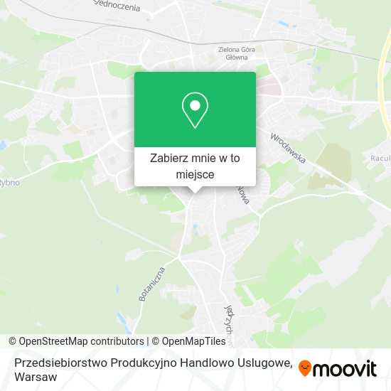 Mapa Przedsiebiorstwo Produkcyjno Handlowo Uslugowe