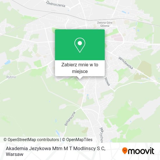 Mapa Akademia Jezykowa Mtm M T Modlinscy S C