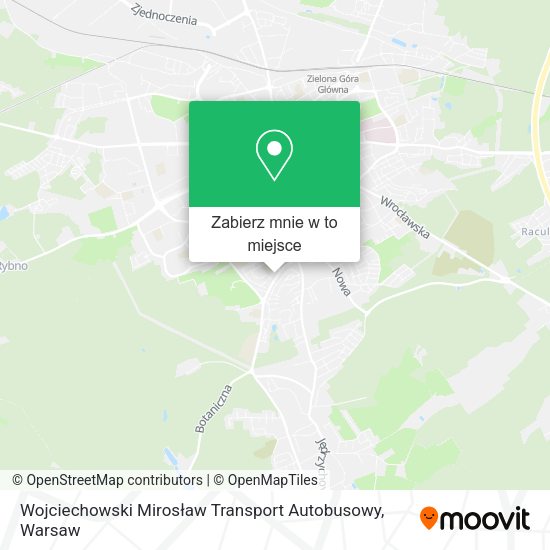 Mapa Wojciechowski Mirosław Transport Autobusowy