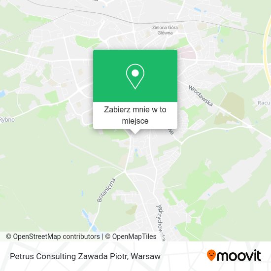 Mapa Petrus Consulting Zawada Piotr