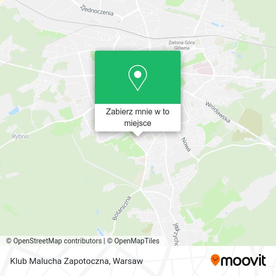 Mapa Klub Malucha Zapotoczna