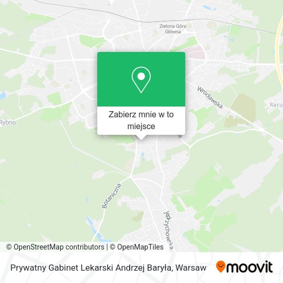 Mapa Prywatny Gabinet Lekarski Andrzej Baryła