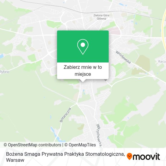 Mapa Bożena Smaga Prywatna Praktyka Stomatologiczna