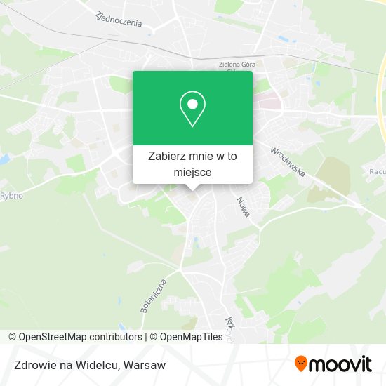 Mapa Zdrowie na Widelcu