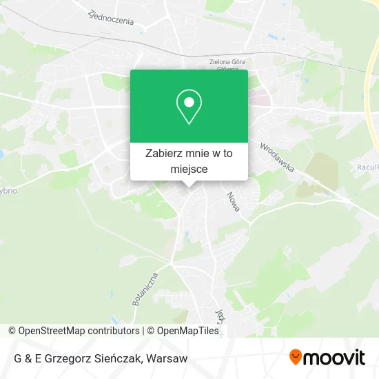 Mapa G & E Grzegorz Sieńczak