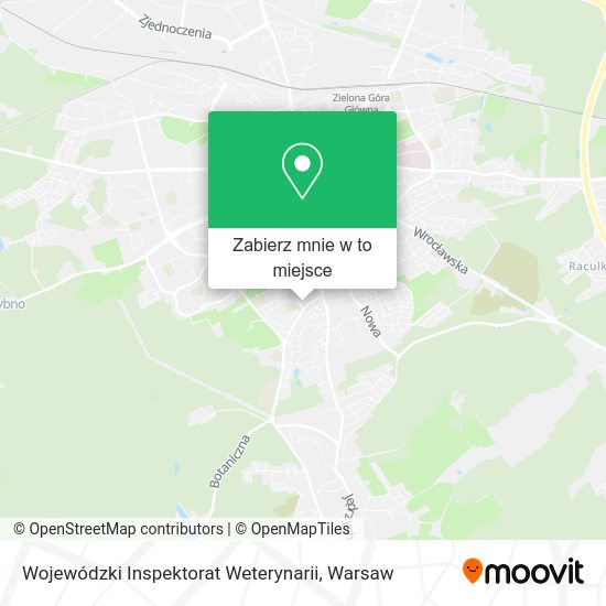 Mapa Wojewódzki Inspektorat Weterynarii