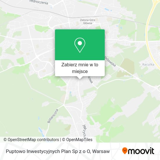 Mapa Puptowo Inwestycyjnych Plan Sp z o O