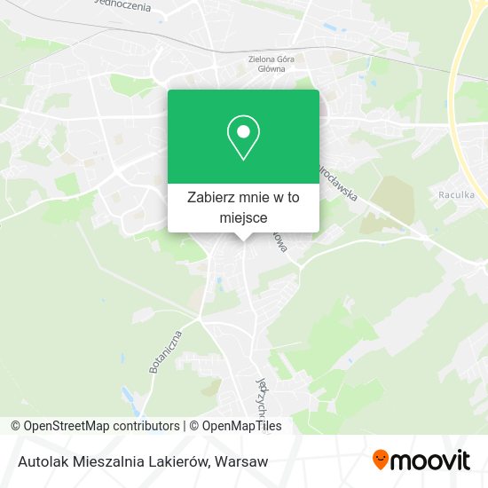 Mapa Autolak Mieszalnia Lakierów