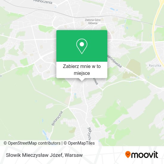 Mapa Słowik Mieczysław Józef