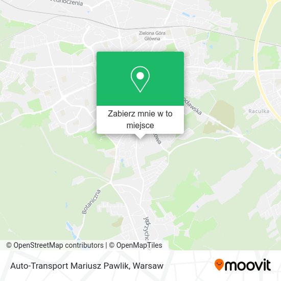 Mapa Auto-Transport Mariusz Pawlik