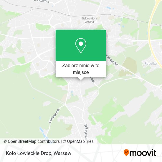 Mapa Koło Łowieckie Drop