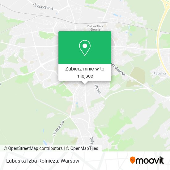 Mapa Lubuska Izba Rolnicza