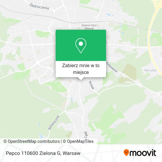 Mapa Pepco 110600 Zielona G