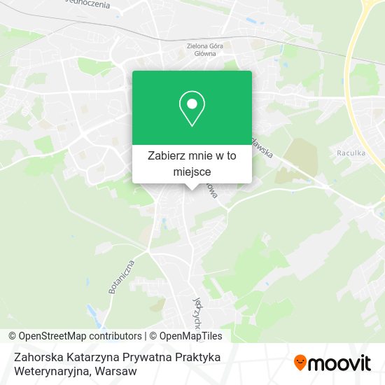 Mapa Zahorska Katarzyna Prywatna Praktyka Weterynaryjna