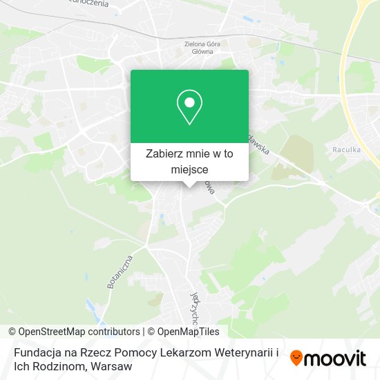 Mapa Fundacja na Rzecz Pomocy Lekarzom Weterynarii i Ich Rodzinom