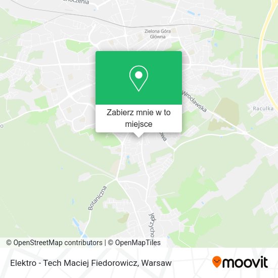 Mapa Elektro - Tech Maciej Fiedorowicz