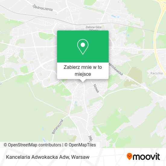 Mapa Kancelaria Adwokacka Adw