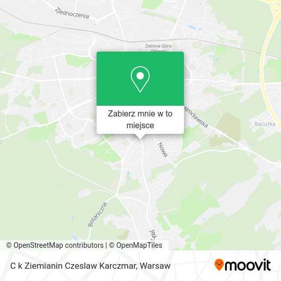 Mapa C k Ziemianin Czeslaw Karczmar