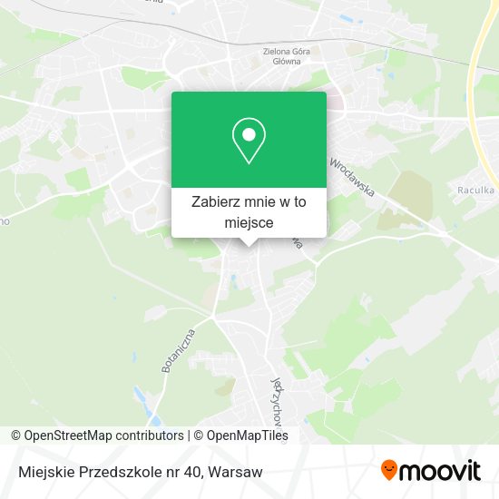 Mapa Miejskie Przedszkole nr 40