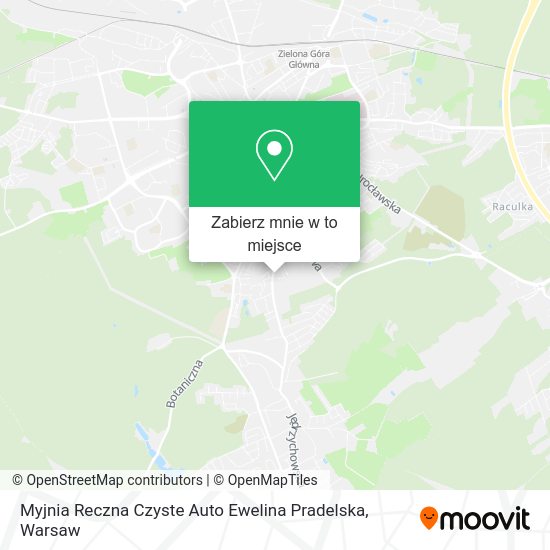 Mapa Myjnia Reczna Czyste Auto Ewelina Pradelska