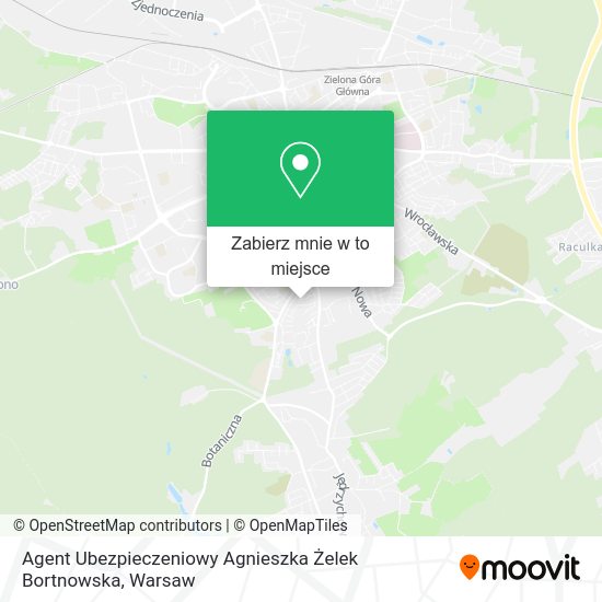 Mapa Agent Ubezpieczeniowy Agnieszka Żelek Bortnowska