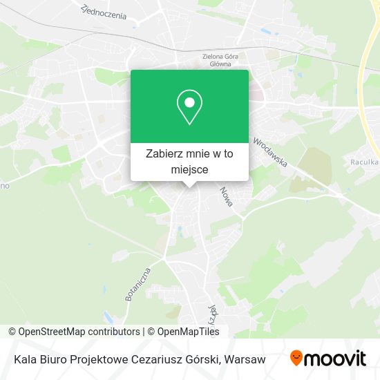 Mapa Kala Biuro Projektowe Cezariusz Górski