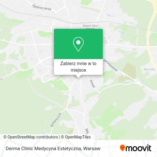 Mapa Derma Clinic Medycyna Estetyczna