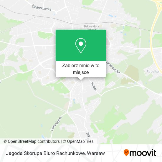 Mapa Jagoda Skorupa Biuro Rachunkowe