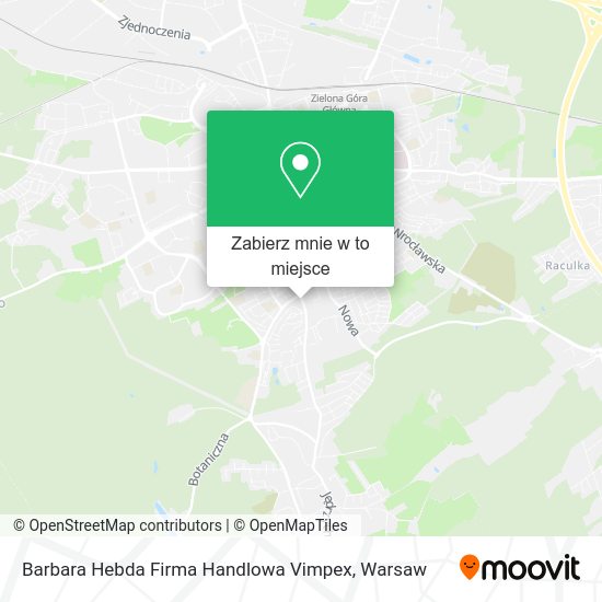 Mapa Barbara Hebda Firma Handlowa Vimpex