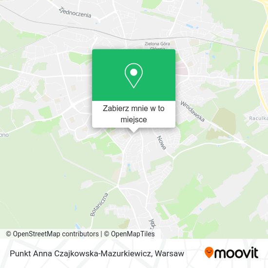 Mapa Punkt Anna Czajkowska-Mazurkiewicz