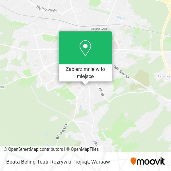 Mapa Beata Beling Teatr Rozrywki Trójkąt