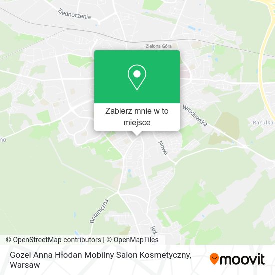 Mapa Gozel Anna Hłodan Mobilny Salon Kosmetyczny