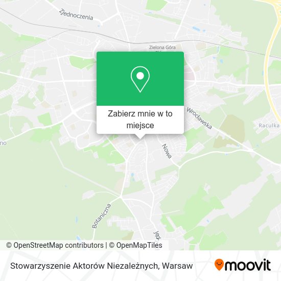 Mapa Stowarzyszenie Aktorów Niezależnych