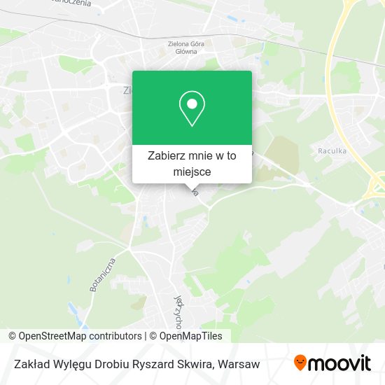 Mapa Zakład Wylęgu Drobiu Ryszard Skwira