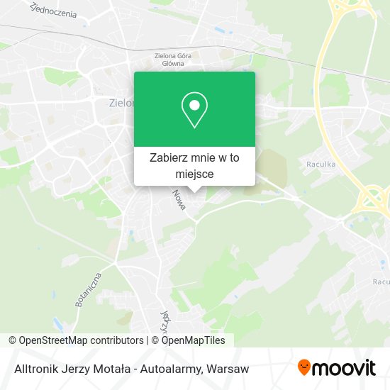 Mapa Alltronik Jerzy Motała - Autoalarmy