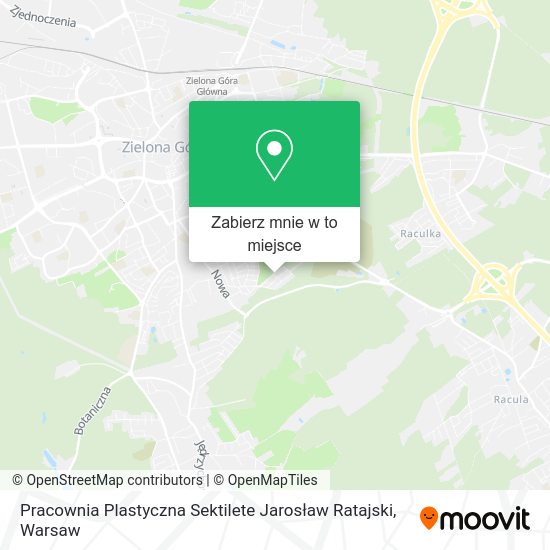 Mapa Pracownia Plastyczna Sektilete Jarosław Ratajski