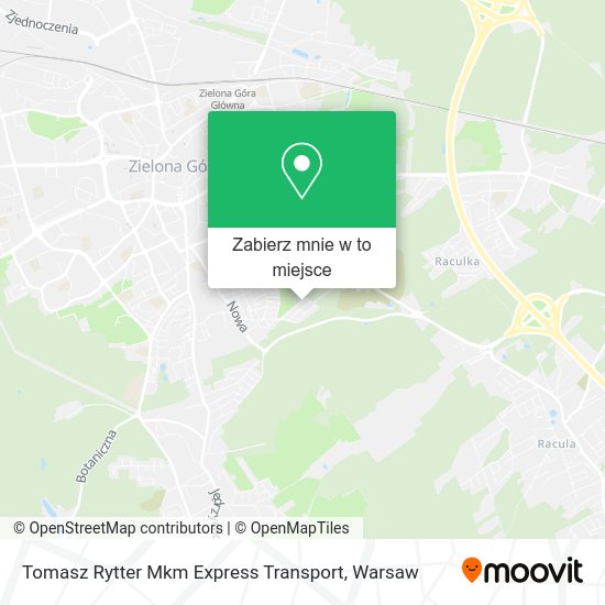 Mapa Tomasz Rytter Mkm Express Transport