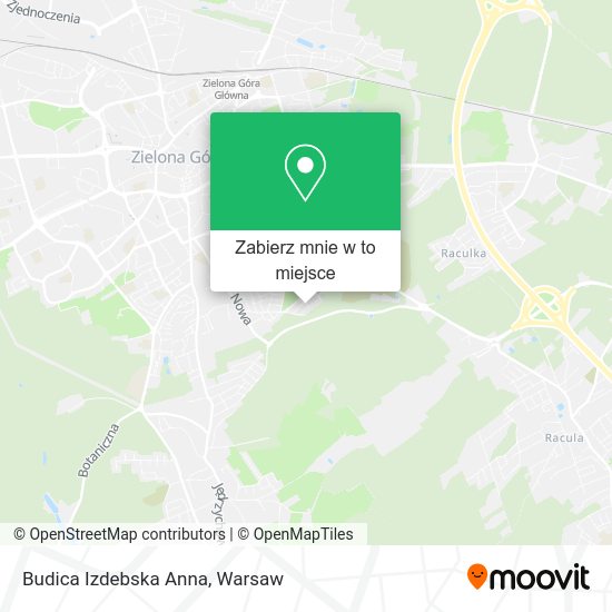 Mapa Budica Izdebska Anna