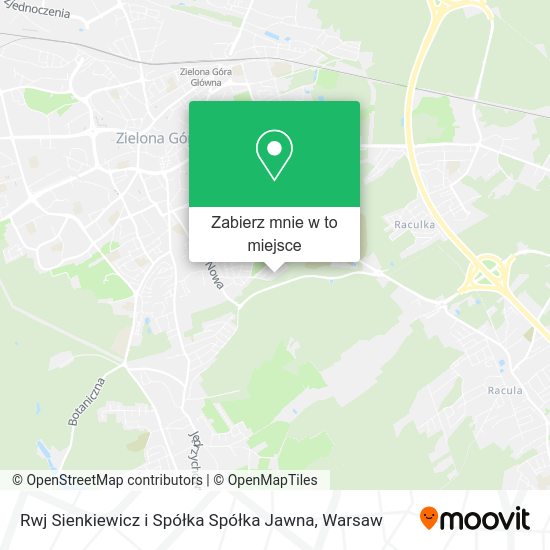 Mapa Rwj Sienkiewicz i Spółka Spółka Jawna